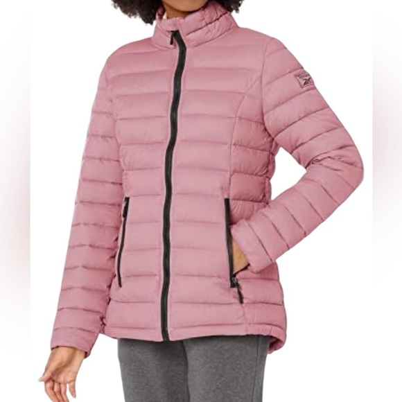 REEBOK Glacier Shield Lightweight Puffer Parka Coat Jacket Size Small LIKE NEW - Picture 1 of 13